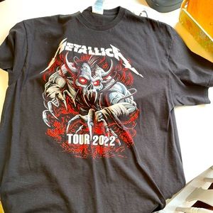 Metallica 2022 tour shirt
